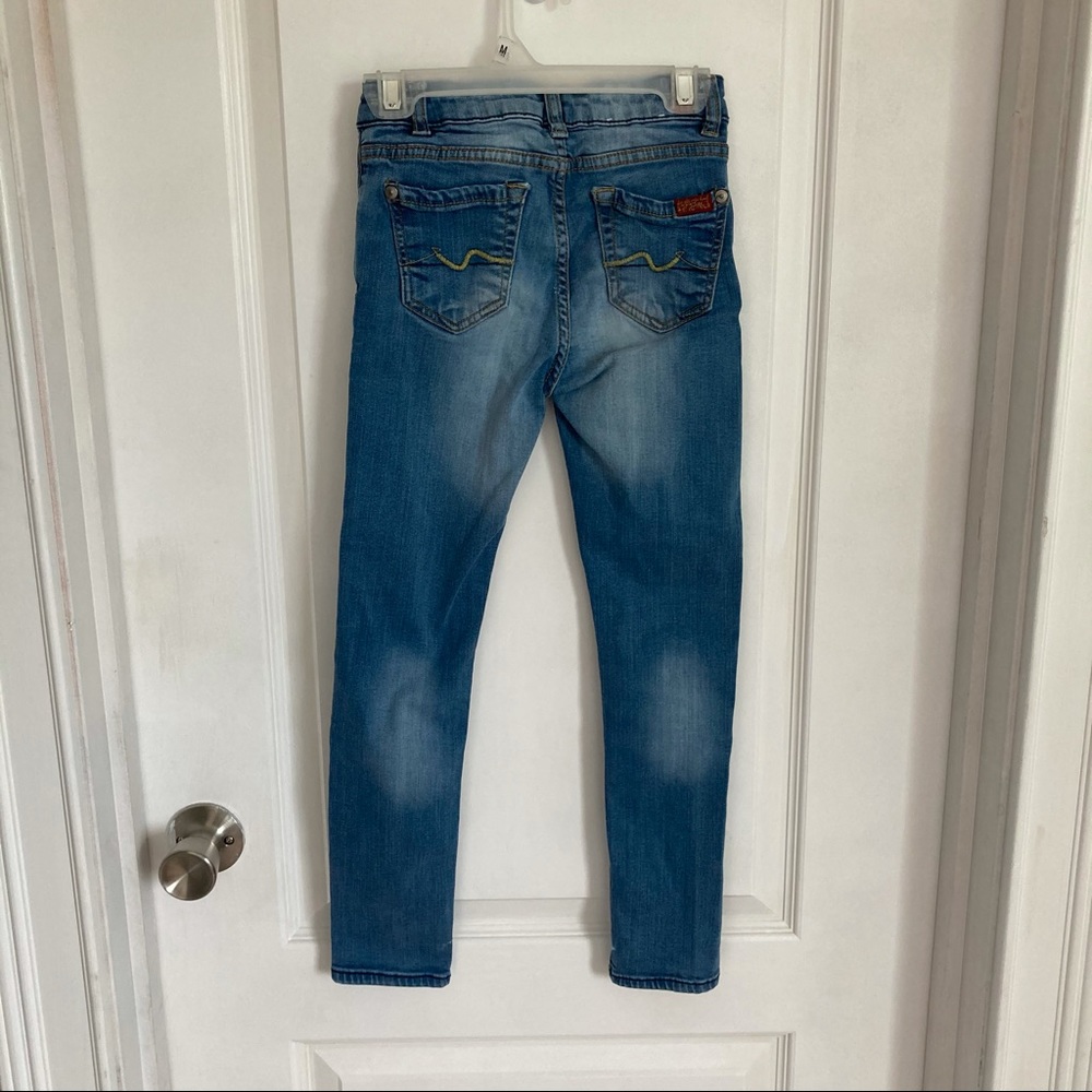 7 For All Mankind Skinny Jeans Girls Size 7